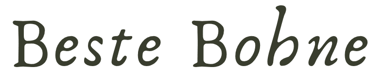 Slogan: Beste Bohne