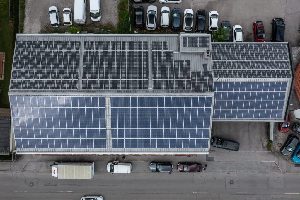 Solaranlage auf dem Dach